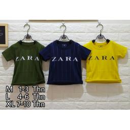 BR18233-1 - ZARA SALUR SALUR KAOS ANAK TSHIRT TUMBLR TEE - size M hijau