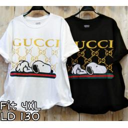 BR21754-1 - GUCCI SNOPY TSHIRT TUMBLR TEE SIZE 4XL - Putih