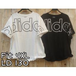 BR22102 - ADI TSHIRT TUMBLR TEE SIZE 4XL - Hitam