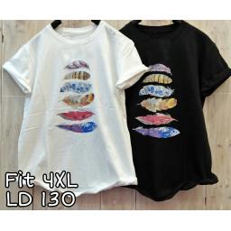 BR22739-2 - SAYAP TSHIRT TUMBLR TEE SIZE 4XL - Hitam