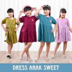 BR23135 - DRESS ANAK SWEET - Size S Olive