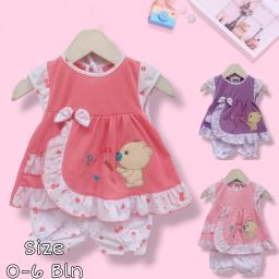 BR23719-1 - SET DRESS BAYI LOVE PDM - Peach