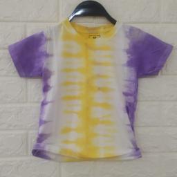 BR19183-2 - KAOS ANAK TIE DYE KUNING - size L