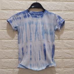 BR19186-1 - KAOS ANAK TIE DYE BIRU - size M