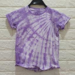 BR19187-1 - KAOS ANAK TIE DYE LAVENDER - size M