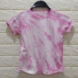 BR19189-1 - KAOS ANAK TIE DYE PINK - size M