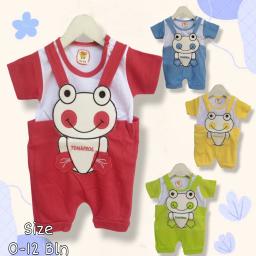 BR23680-2 - JUMPSUIT ANAK TOM&FROG; - Biru