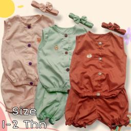 BR23746-2 - SETELAN ANAK TANPA LENGAN - Mint